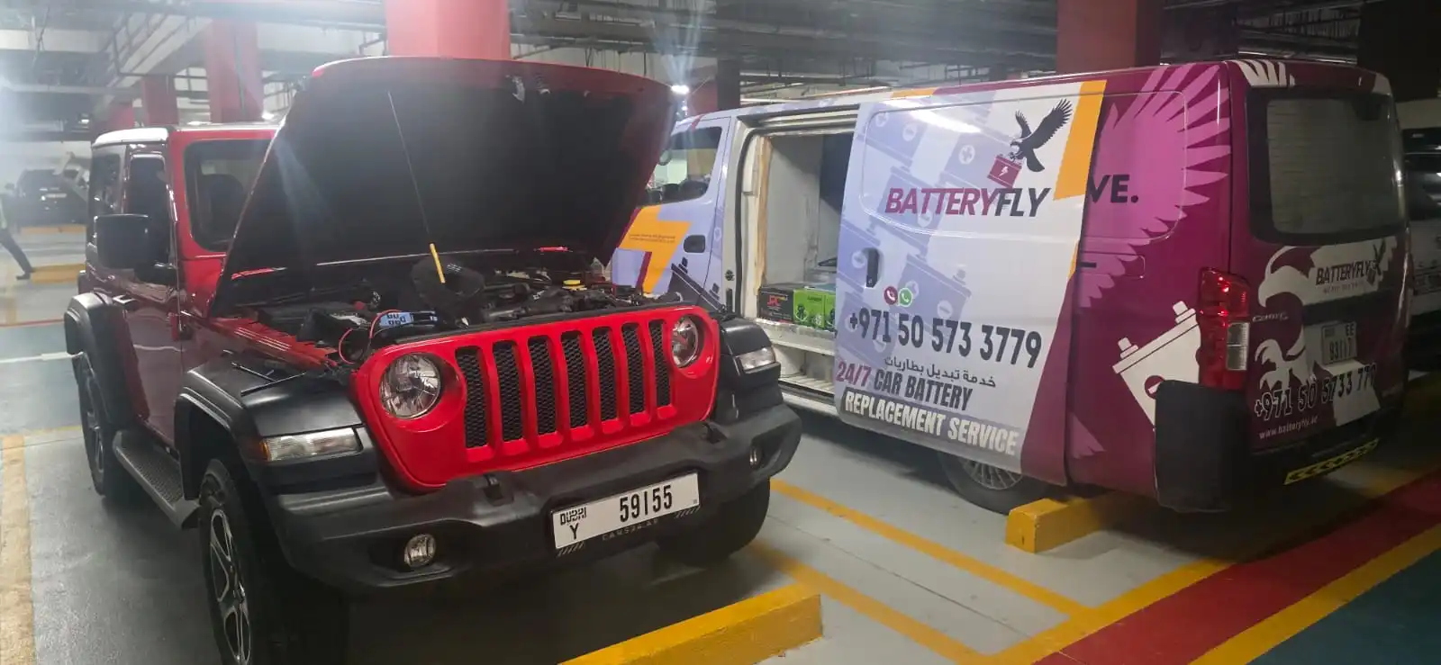 Trusted car battery service Dubai