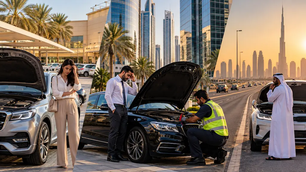 Dead Car Battery in Dubai Mall, Office & Highway Guide